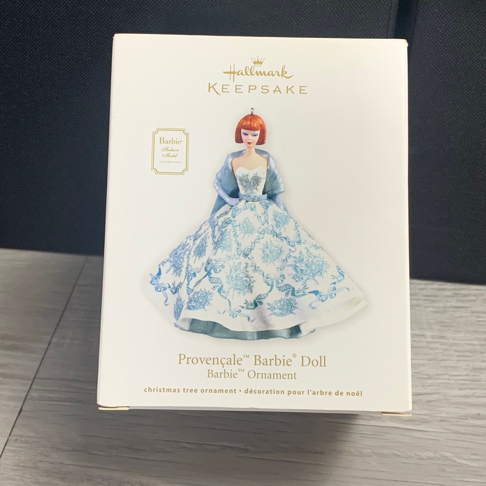 Hallmark Keepsake 2012 Provencale Barbie Doll Ornament Fashion Model Collection
